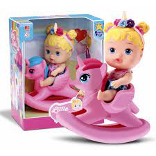 Boneca Little Dolls Balancinho Unicornio