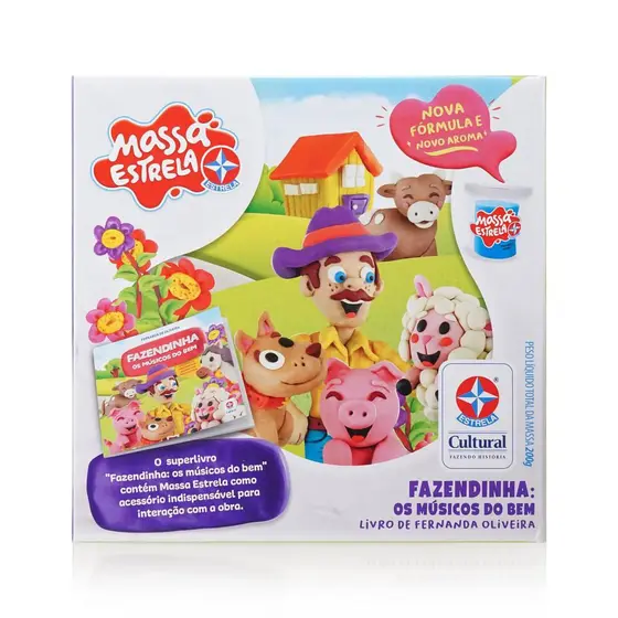 Livro Fazendinha Os Músicos Do Bem Com Massinha