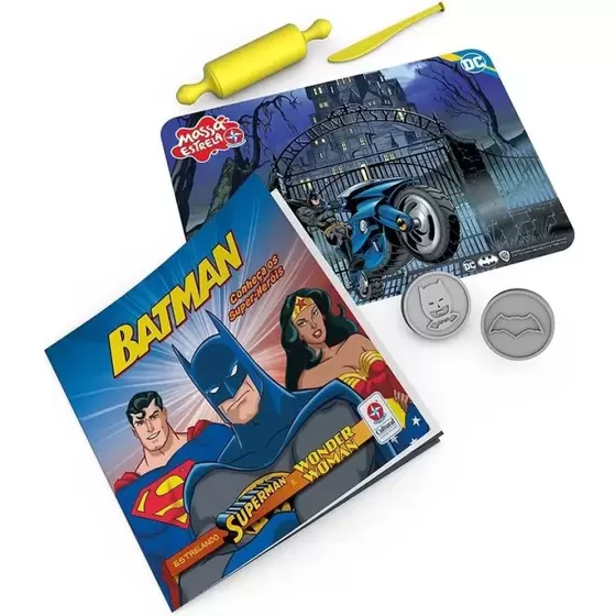 Massinha De Modelar Livro Batman Com Massa Estrela