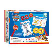 Kit de Atividades Educativo Patrulha Canina Madeira
