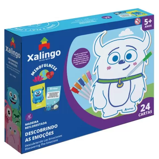 Quadro Para Colorir Descobrindo As Emoções - Xalingo