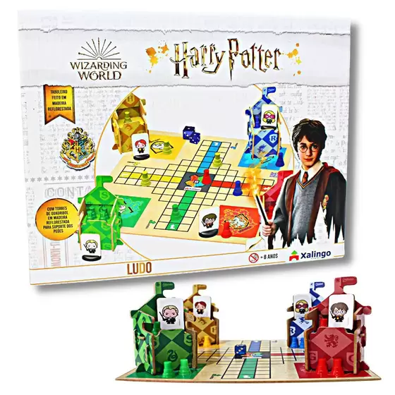 Jogo de Tabuleiro Ludo Harry Potter - Xalingo