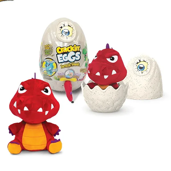 Dinossauro de Pelúcia Carcking Egg Sortidos - Toyng