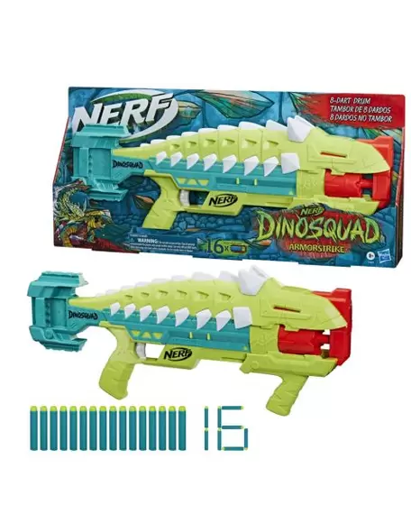 Lança Dardos Nerf Dino Squad Armorstrike