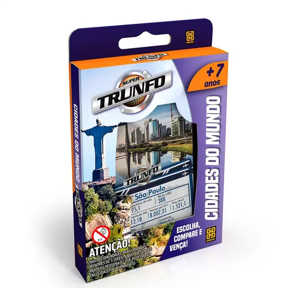 Jogo Super Trunfo Cidades do Mundo