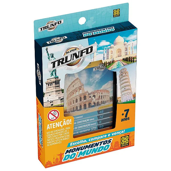 Jogo Super Trunfo Monumentos Do Mundo