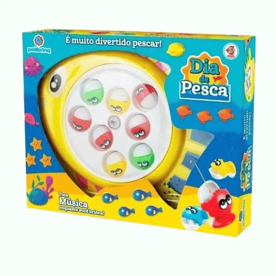 Brinquedo Dia De Pesca C/ Música Sortidos