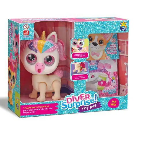 Diver Surprise My Pet Faz Xixi Sortidos C/Surpresas