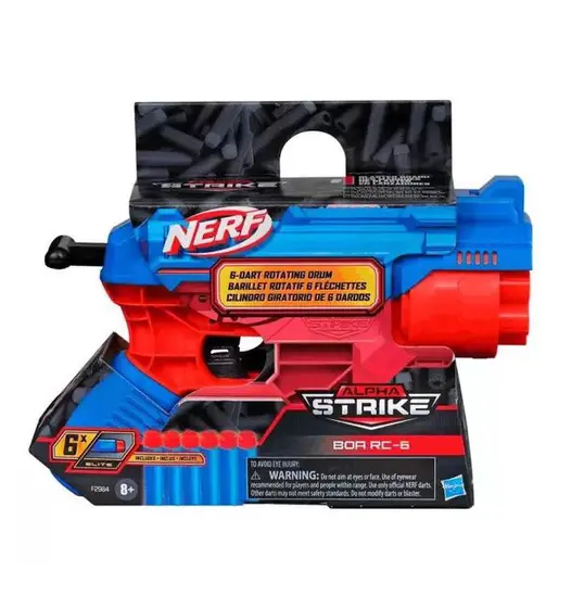 Lançador De Dardos Nerf Alpha Strike Boa RC-6
