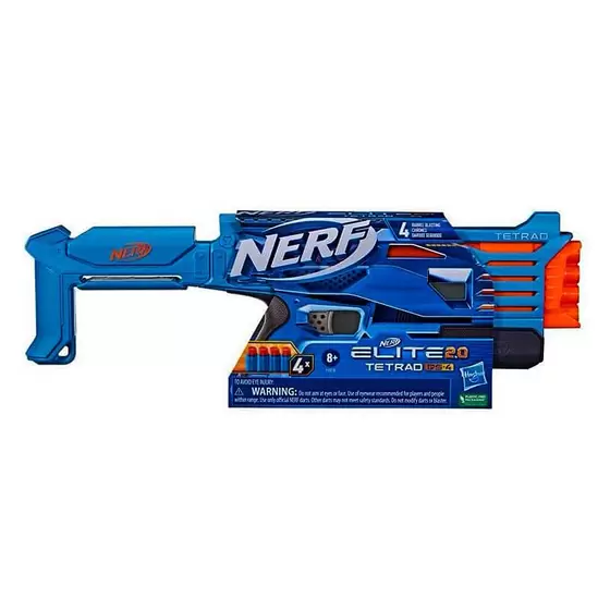 Lançador De Dardos Nerf Elite 2.0 Tetrad QS-4