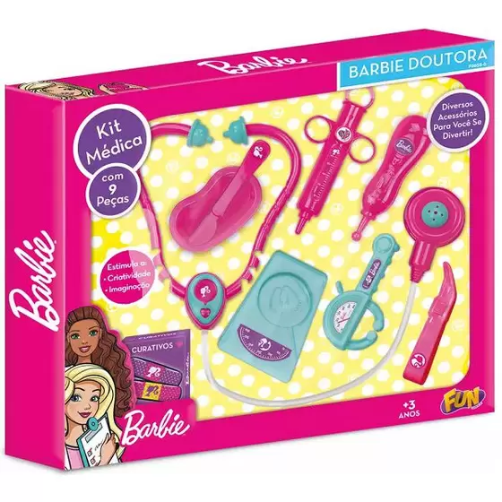 Kit Médica Médio Barbie Doutora