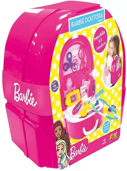 Brinquedo Mochila Médica Da Barbie Doutora