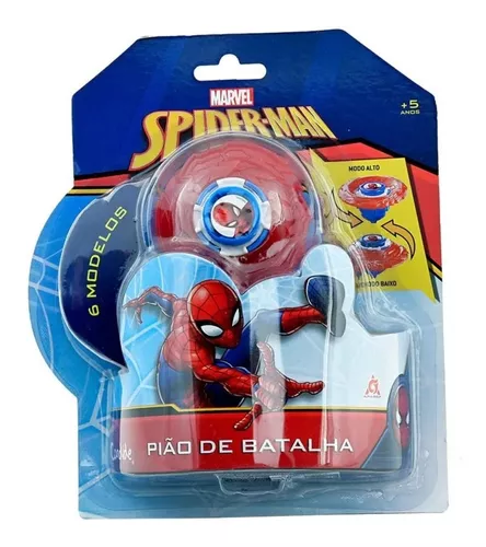 Pião Infinity Nado Spider-man Plastic Series Sortidos