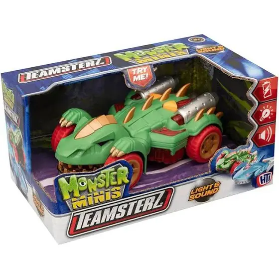 Carro Monster Dino Minis Teamsterz Com Luz e Som