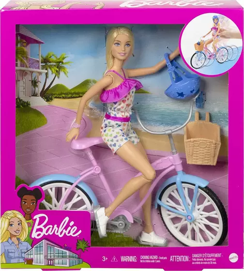 Boneca Barbie Passeio De Bicicleta