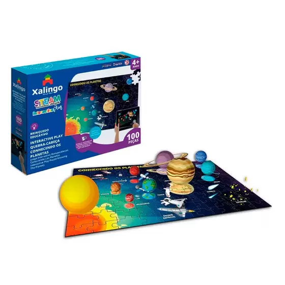 Quebra-Cabeça Interativo Conhecendo Planetas