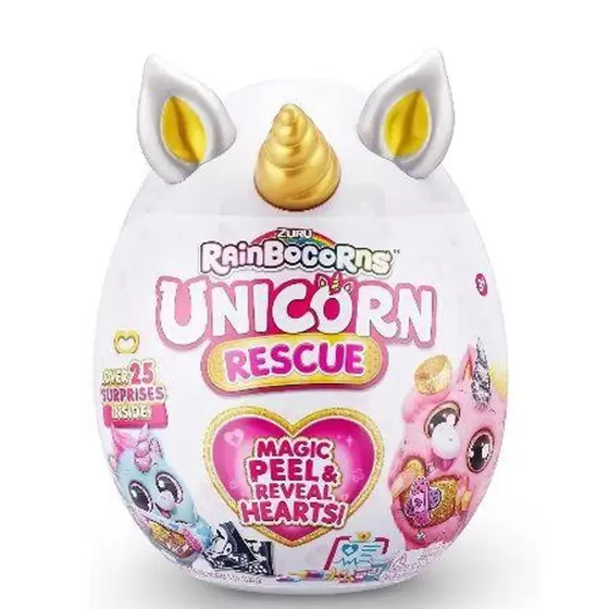 Pelúcia Surpresa Rainbocorns Unicórnio Resgate Grande Sortidos