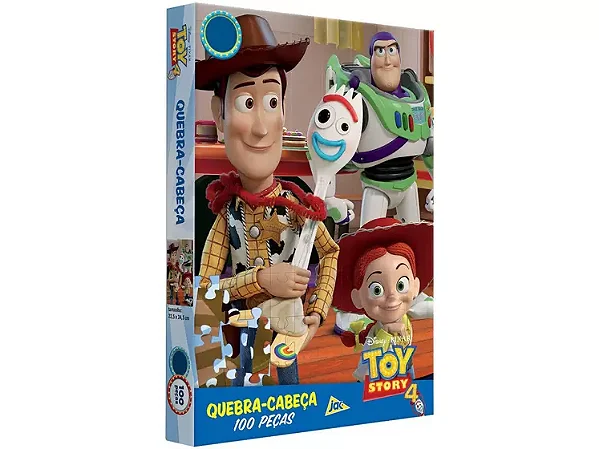 Quebra-Cabeça Toy Story 4 Encapado 100 Peças