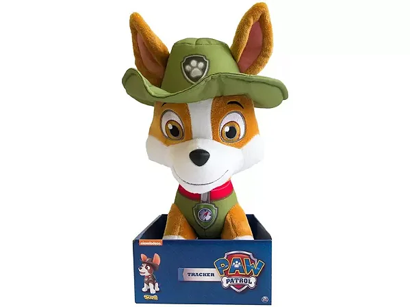Pelúcia Patrulha Canina Tracker 30CM