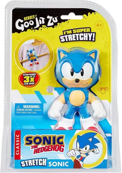 Boneco Elástico Goo Jit Zu Sonic Clássico
