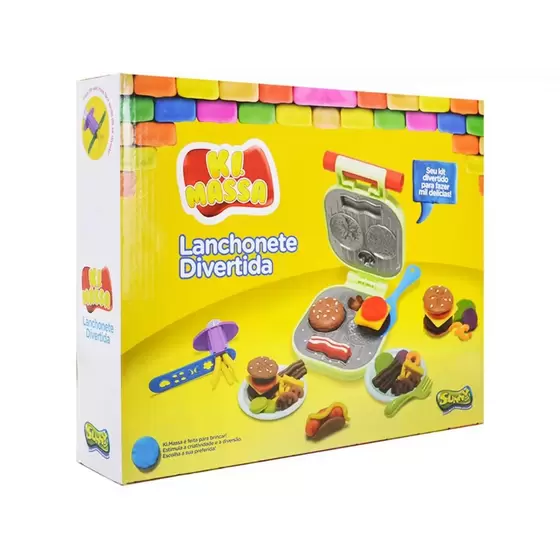 Ki Massa Massinha de Modelar Lanchonete Divertida