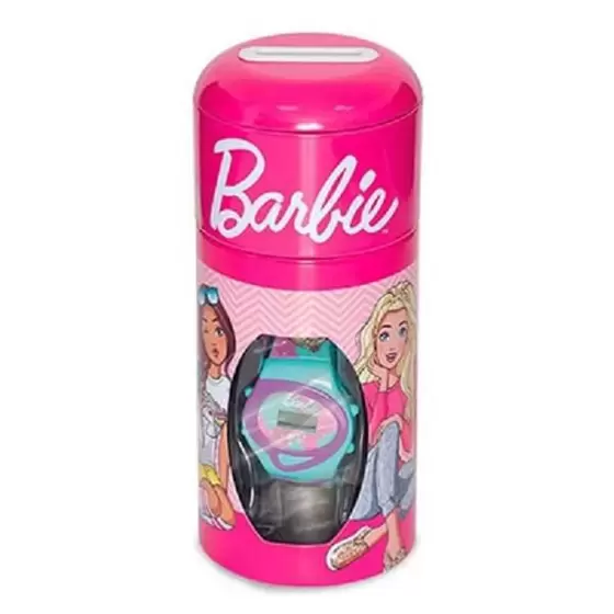 Relógio Digital Barbie No Cofrinho
