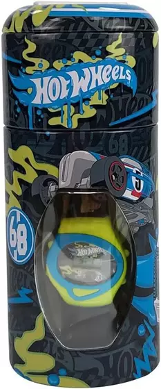 Relógio Digital Com Cofrinho Hot Wheels