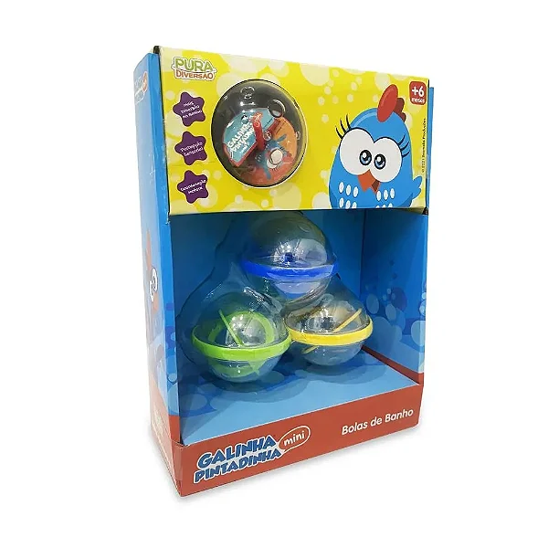 Bolinhas De Banho Galinha Pintadinha