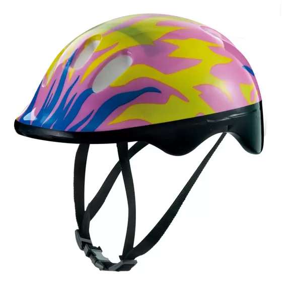 Capacete Infantil Chamas Rosa