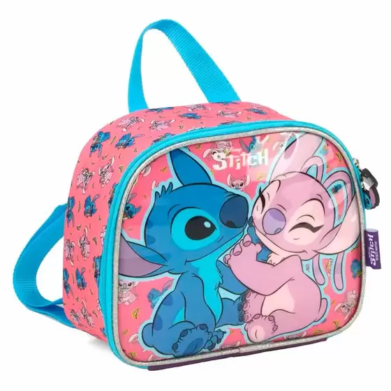 Lancheira Infantil Térmica Disney Stitch e Angel