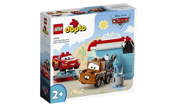 Lego Duplo Diversão no Lava Jato Com Relâmpago McQueen e Mate 29 Peças