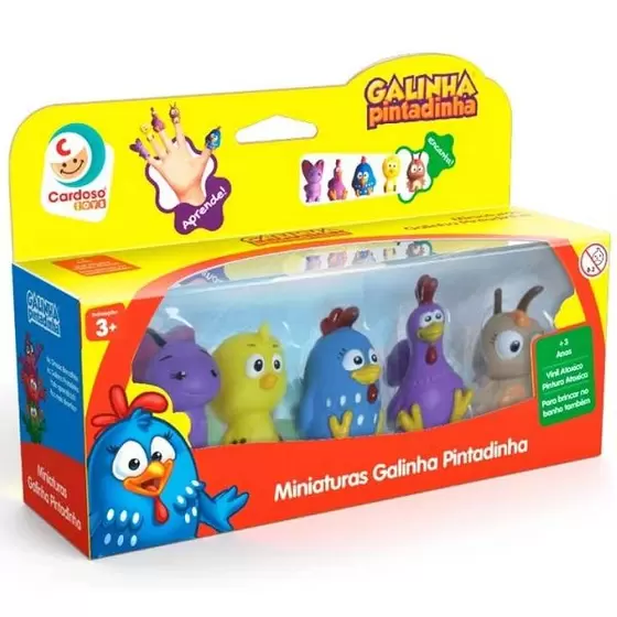 Miniaturas da Galinha Pintadinha