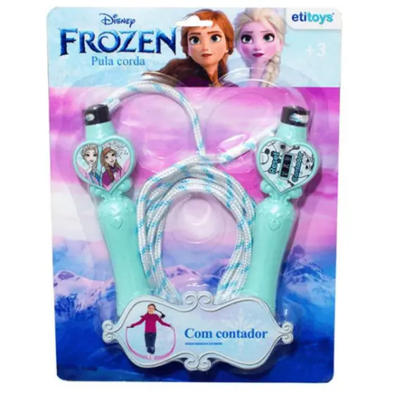 Pula Corda Com Contador Frozen