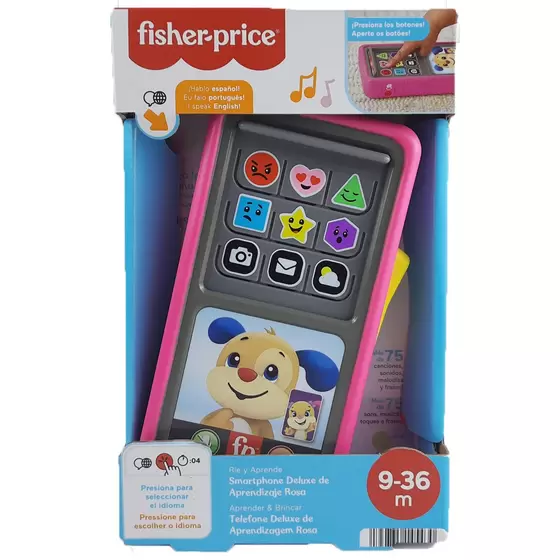 Fisher Price Telefone Deluxe De Aprendizagem Rosa