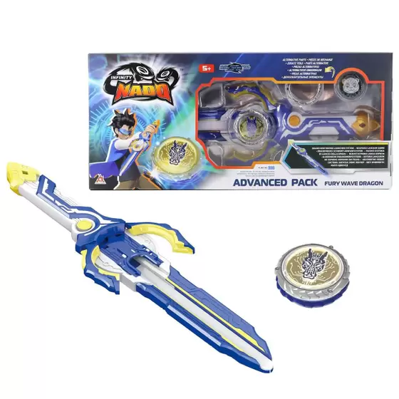 Pião De Combate Infinity Nado Série VI Fury Wave Dragon Sortidos