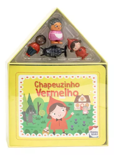 Livro Casinha de Contos Chapeuzinho Vermelho