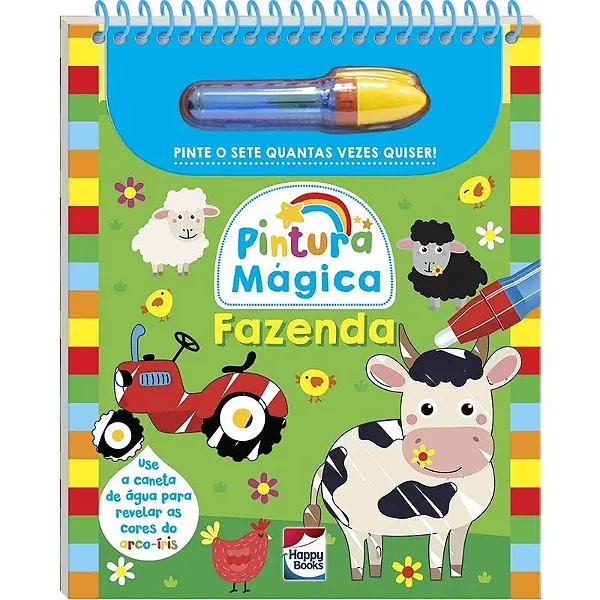 Livro Pintura Mágica Fazenda