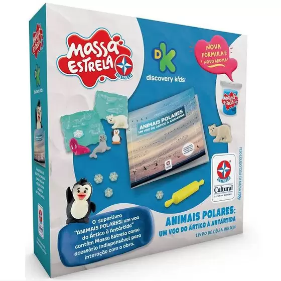 Super Massa Livro Animais Polares Com Massa