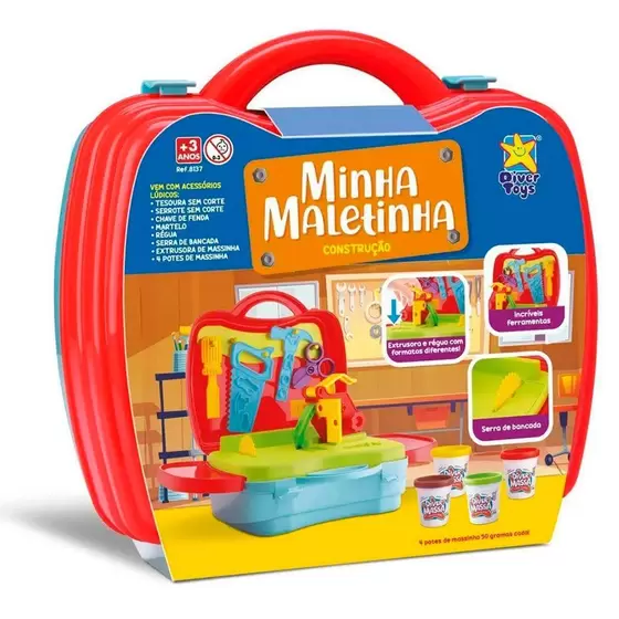 Minha Maletinha Construção Com Massinha