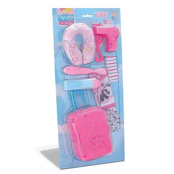 My Little Collection Kit Viagem Infantil Com Acessórios
