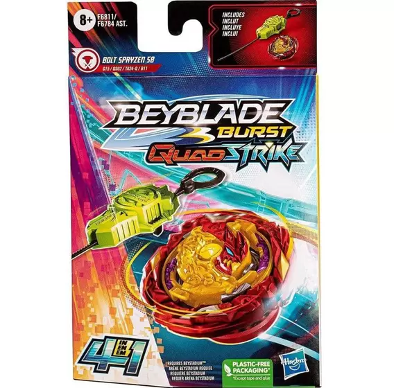 Beyblade Lançador Burst QuadStrike Bolt Spryzen