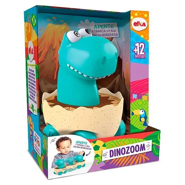 Dinozoom Dinossauro Carrinho Com Fricção