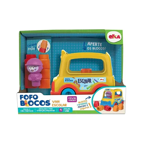 Fofo Blocos Van Escolar