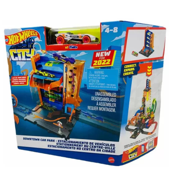 Hot Wheels Pista Estacionamento No Centro Da Cidade