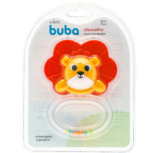 Chocalho Com Mordedor Leão