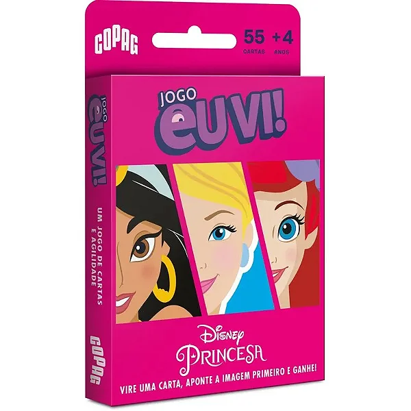 Jogo de Cartas Eu Vi! Princesas