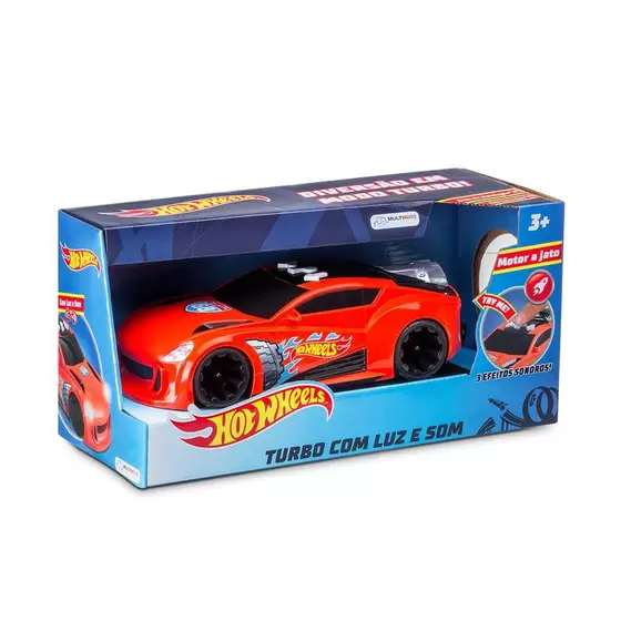 Carro Hot Wheels Turbo com Luz e Som