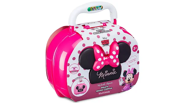 Maleta Minnie Cozinha Com 10 Acessórios