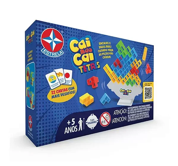 Jogo de Equilibrio Cai Nao Cai Tetris