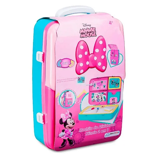 Mochila de Atividades Minnie com Canetinhas e Acessórios
